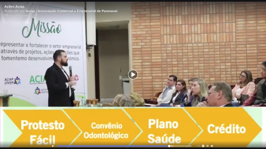 Principais benefícios em ser Associado – Aciap