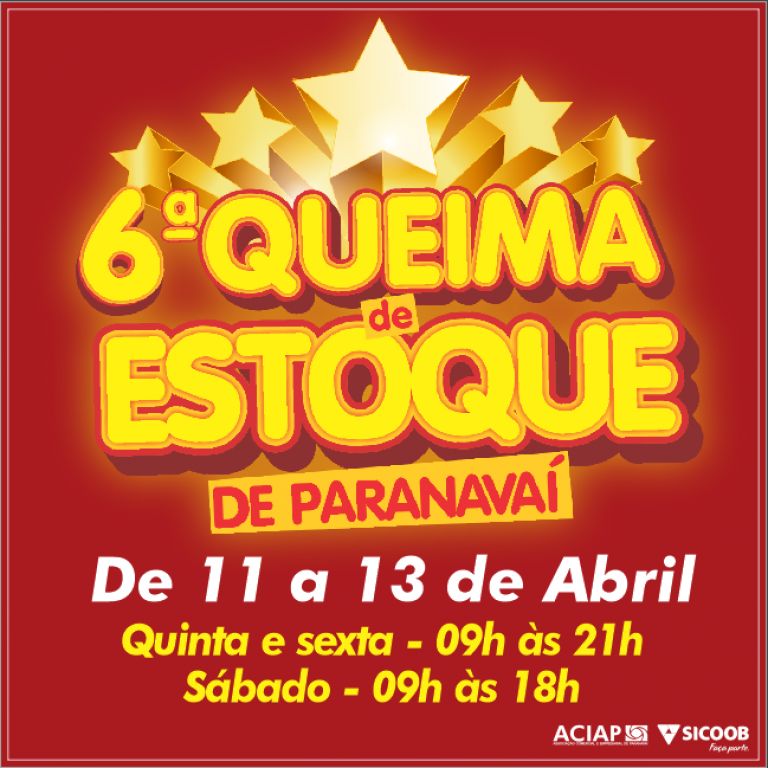 Queima de Estoque começa nesta quinta-feira