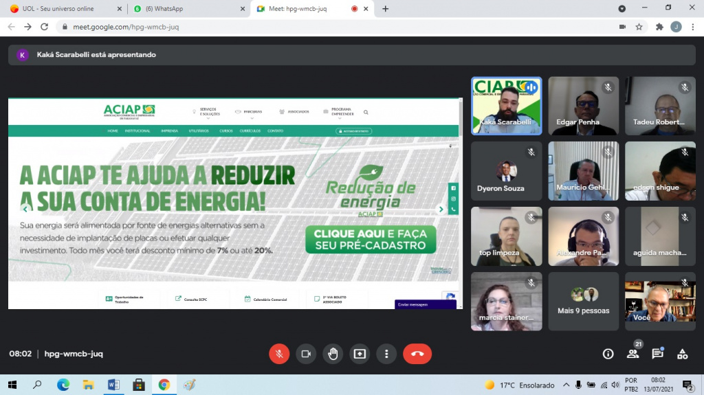 Convênio com cooperativas pode reduzir conta de energia elétrica entre 7% e 20%