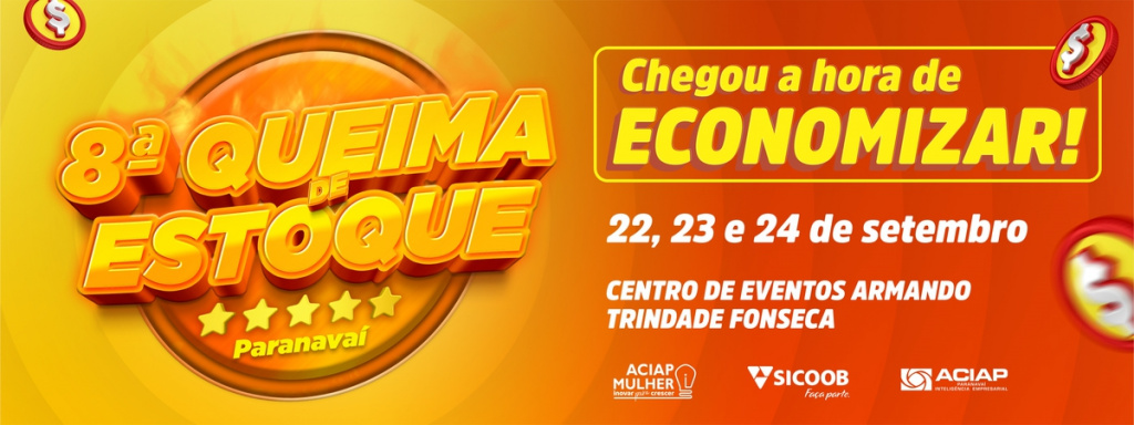 ACIAP começa comercializar estandes para a 8ª Feira Queima de Estoque