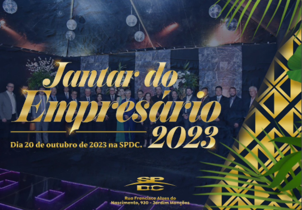 Jantar do Empresário será no dia 20 de outubro