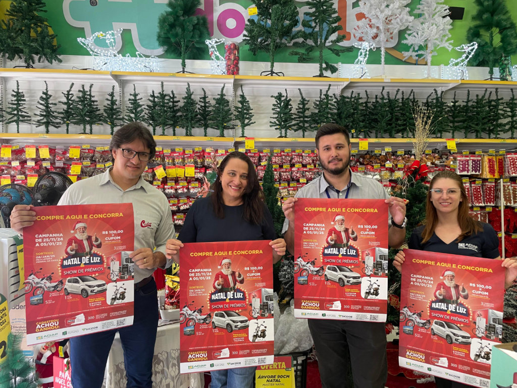 Campanha de Natal da ACIAP promete movimentar o comércio de Paranavaí