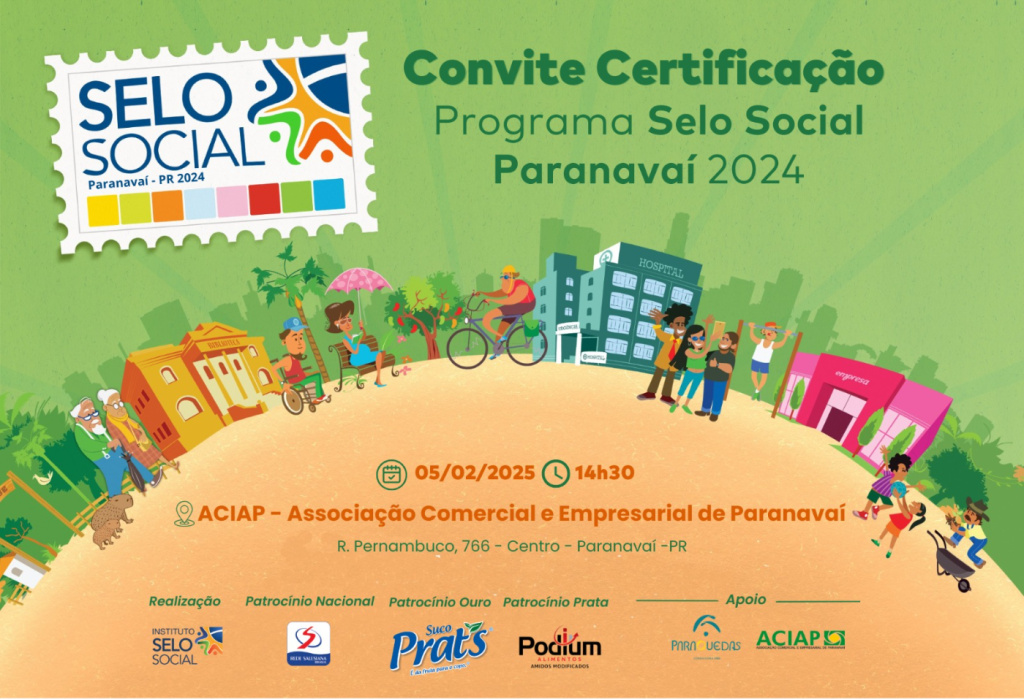 Aciap recebe certificação do Programa Selo Social nesta quarta-feira