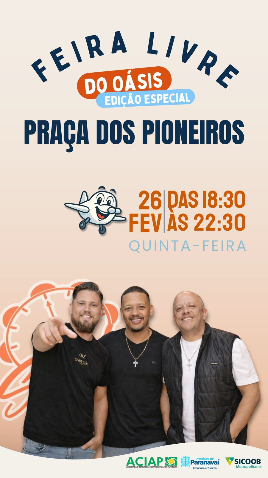 Feira Livre do Oásis terá edição especial nesta quinta-feira na Praça dos Pioneiros