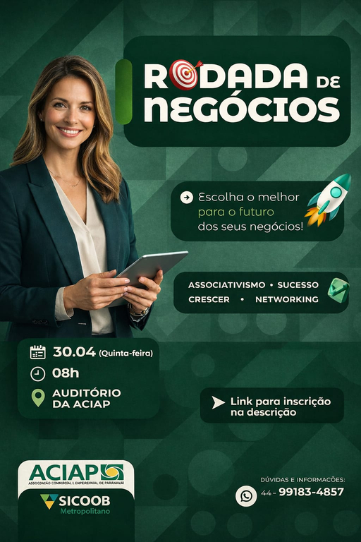 ACIAP promoverá mais uma edição da rodada de negócios