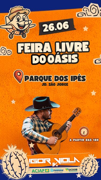 Núcleo dos Feirantes da ACIAP promove mais uma edição da Feira do Oásis Itinerante