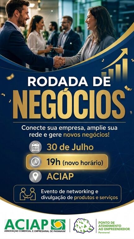 Aciap promove Rodada de Negócios nesta quinta-feira (30) em novo horário*