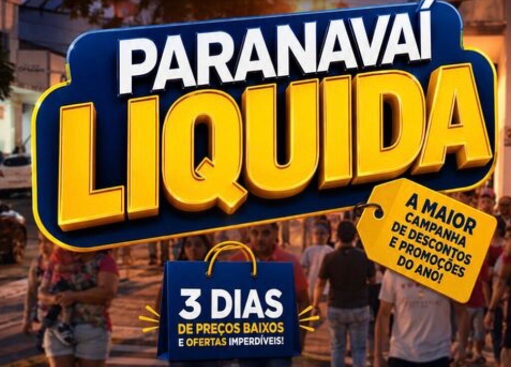 Paranavaí Líquida terá três dias de descontos de até 70% em setembro